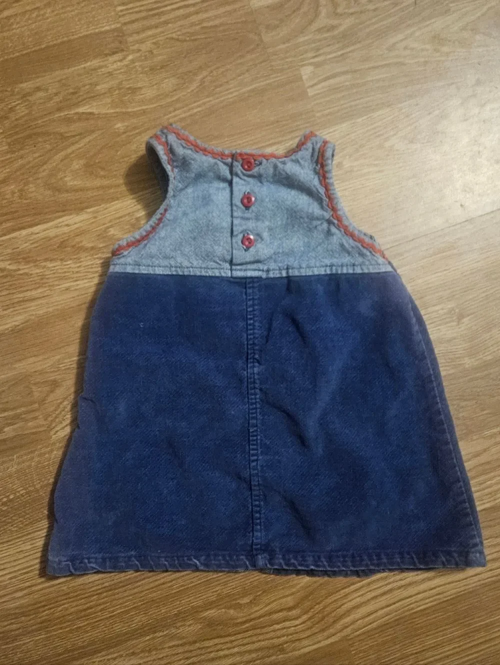 Vintage Y2K Sesame Street Elmo Embroidered Dress Size 18 Months